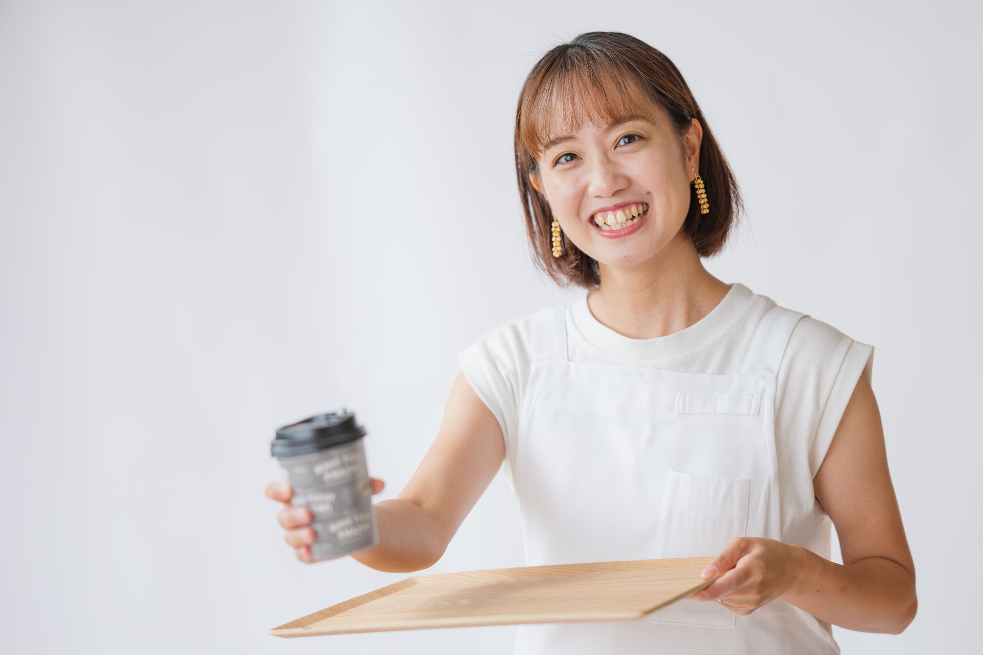 Cafe and woman